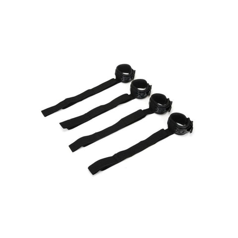 Whip Smart Diamond Bed Restraints Black