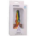 Groovy Silicone Anal Plug 4in Sunrise