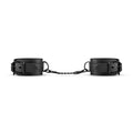 Faux Leather Handcuffs Black
