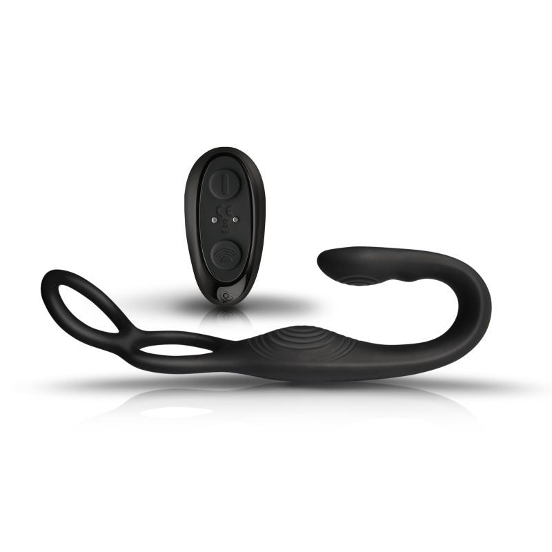 The Vibe 10 Speed Remote Mens Silicone Cock Ball and Anal Vibrator